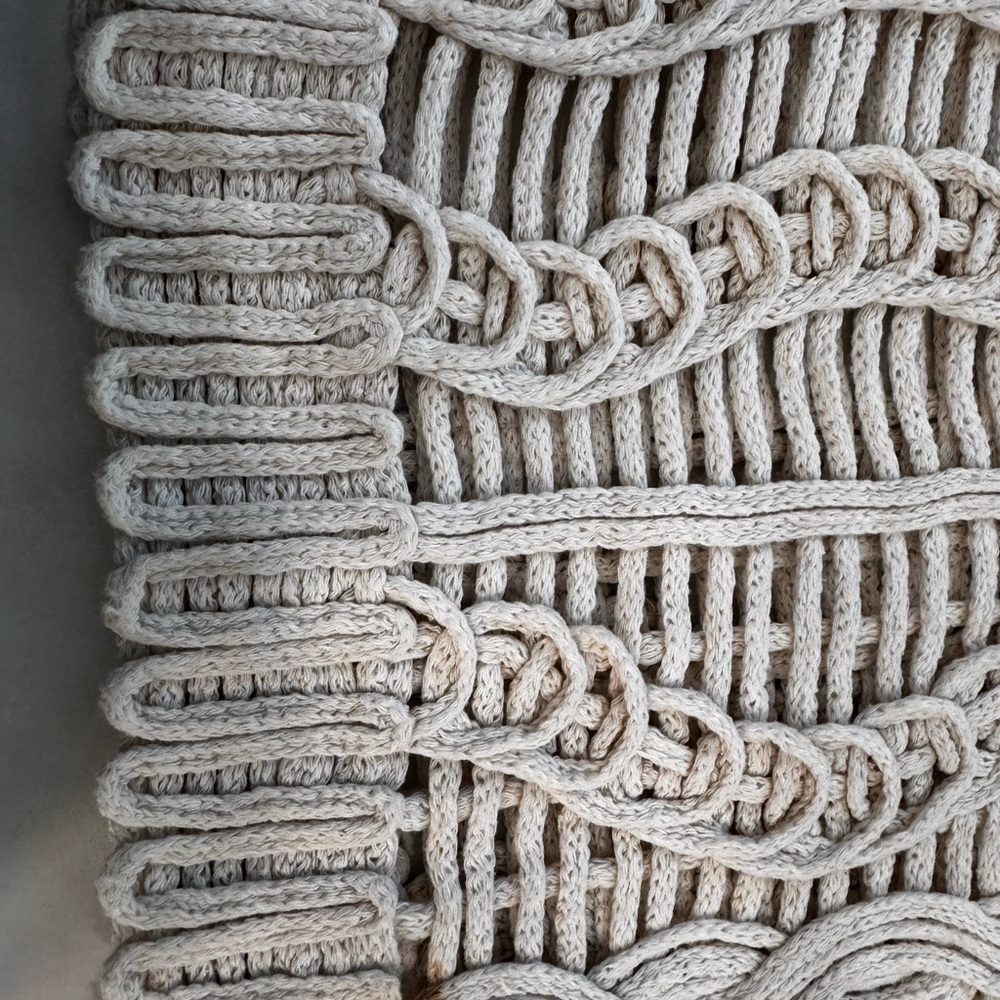 Crochet tank top.